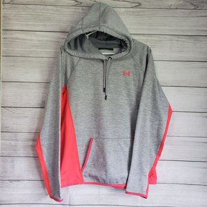 Under Armour womens large gray hooded sweatshirt